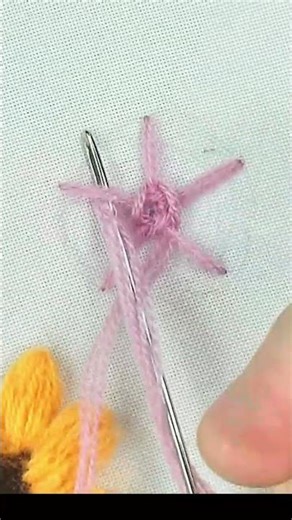 It's so Beautiful !! Wool Embroidery Bouquet | Amazing Hand-Stitched Flower Design