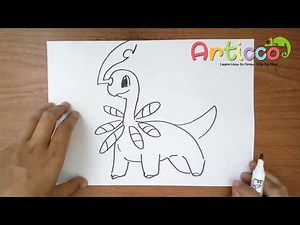 How to Draw Bayleef Step by Step for Kids