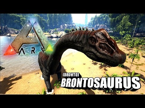 Taming A Brontosaurus (Bronto) | Ark Survival Evolved | The Island