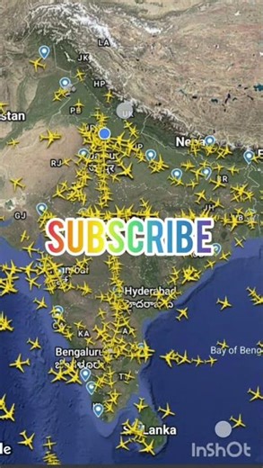 india air traffic map live#airplane