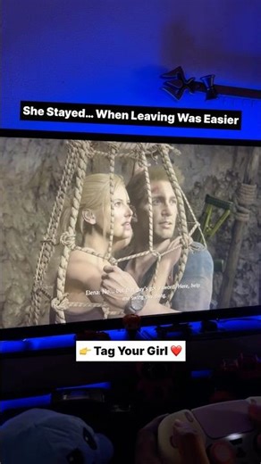 She stayed when leaving was easier | Tag your girl ❤️ #ps5 #love #games #shorts #gaming #viral #yt