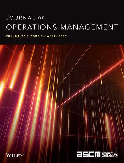 Journal of Operations Management