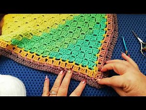 Simple border , easy crochet tutorial Crochet Nuts