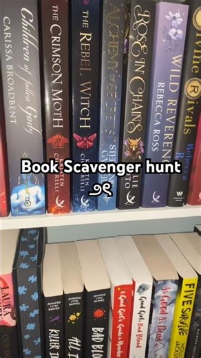 A Book Scavenger Hunt ౨ৎ #booktok #bookrecommendations #viral #fyp