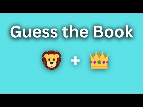 Guess the BOOK by Emoji | Emoji Quiz Challenge 2024