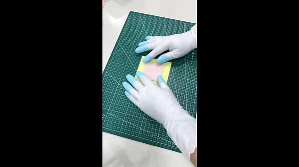 Satisfying Yellow Pinwheel Clay Making