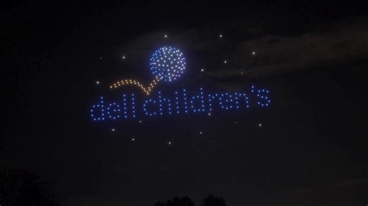 1.3K views · 14 reactions | Did you even really Rock the Park if you didn't catch this? 朗 This drone show gave us all the feels! It was truly one of the most magical moments of the night, lighting up the sky and our hearts. If this is your first time seeing what a Dell Children's event looks like, consider this your official invitation: Don't miss the next one! ✨ What was your favorite moment?  #DellChildrens | Dell Children's Medical Center | Facebook