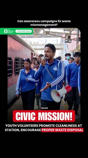 Youth Volunteers Promote Cleanliness at Station, Encourage Proper Waste Disposal
