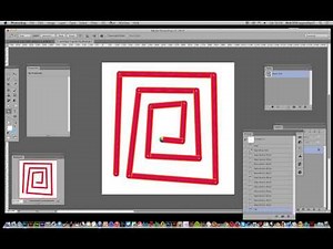 Place along path pattern fill in Photoshop tutorial