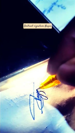 classic Signature Indian name Nayan #youtubeshorts #handwriting #art