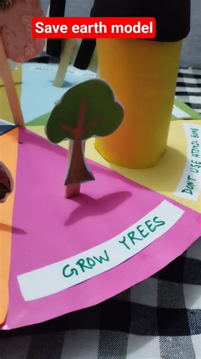 Save Earth Project #model #science #saveearth #school #modelforsciencefare #shorts #viralvideo #save