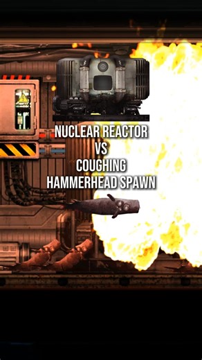 ☢️coughing hammerhead spawn vs nuclear bomb #barotrauma