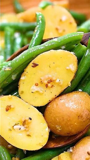 potato and green bean salad (easy 15-minute lunch) 🕒🧺