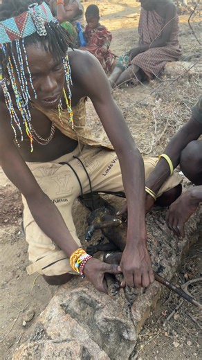 45K views · 344 reactions | Survival, tradition, and flavor — Hadzabe cooking baboon the bush way | Hadzabe tribe culture | Facebook