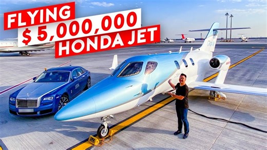 Flying Honda's $5M Private Jet – Worth It? | Sam Chui