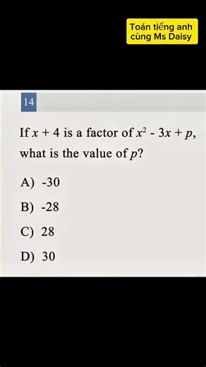 SAT Math - toán bằng Tiếng Anh cùng Ms Daisy #toantienganh #satmath #satmathprep #satmathtutor
