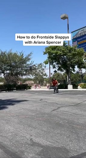 @Ariana with the flawless #frontsideslappy technique.