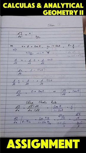 Calculus and Analytical Geometry - II | Chapter: 10 Assignment Part-1 #calculus #calculusandanalysis