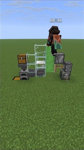 Infinite Fuel For Furnace #minecraftguide #minecraftbuilding #minecraft #minecrafthowto