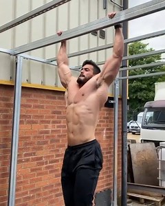 Andre Dcruz says, "Now days, I catch a workout wherever I can! Power pull-ups today! Musclemania.com - Musclemania | Musclemania