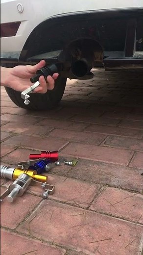 exhaust fake turbo whistle pipe sound muffler blow off valve