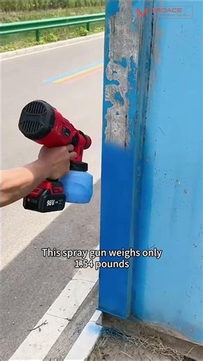💨Testing the Lightest Electric Paint Sprayer! 🔥Mroace Real Performance Review #paint sprayer#tools