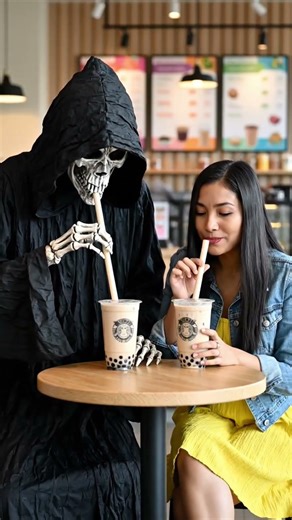 Two Strangers Talking and Slowly Turning a Simple Moment into a Beautiful Memory Together 🍹🙂