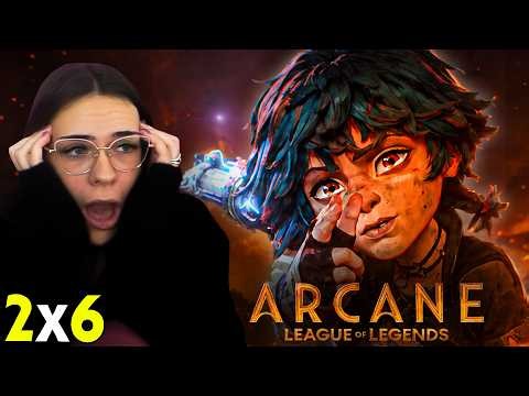 un NUEVO TRAUMA CINEMATOGRAFICO 😭 | REACCION ARCANE 2X6 por primera vez