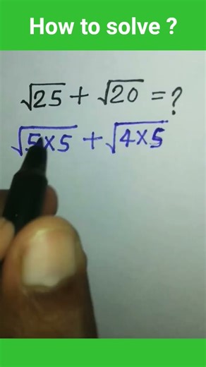 Addition Of Square Root #maths #shorts