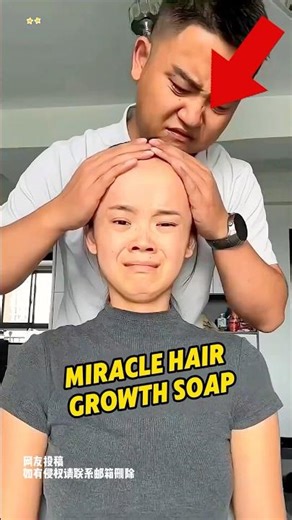 Miracle hair growth soap