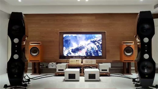 009-D9旗舰解码器用户，精彩旗舰后级推大哑铃音响