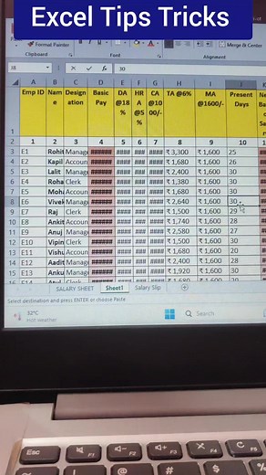 9.8K views · 147 reactions | Excel data setting ll Excel Tips Tricks #reels #fbreels #Facebook | Computer Tech | Facebook