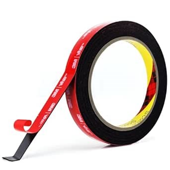 Extra Strong Double Sided Tape Heavy Duty 10FT, Made with 3M Very Sticky Adhesive Double Sided Mounting Tape, Works Great Indoors and Outside, Walls, Automotive, Home Office Deco