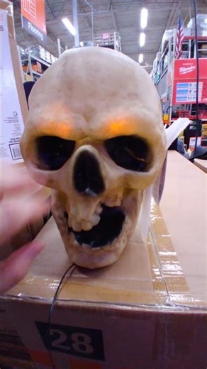 2025 Home Depot Animated Talking Skull Animatronic Review Halloween