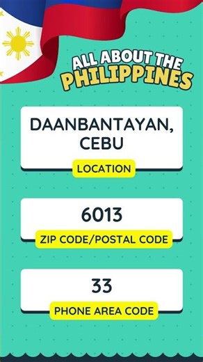 Daanbantayan, Cebu Zip Code and Area Code