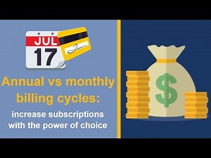 Annual vs monthly billing cycles: increase subscriptions with the power of choice