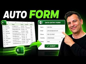 Build an Automated Excel Data Entry Form—No Coding Required