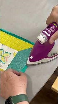 Jazz up your quilt by using the backing and decorative stitches to bind it!