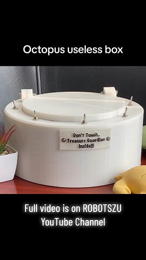 Octopus useless box #DIY #craft #handmade #uselessbox #octopus