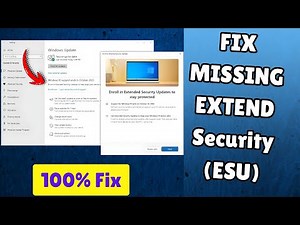 Windows 10 ESU "Enroll Now" Not Showing? Easy Fix!