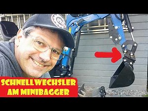 SCHEPPACH MINI EXC815 now with quick coupler @FrüchtlHarry @scheppachgermany