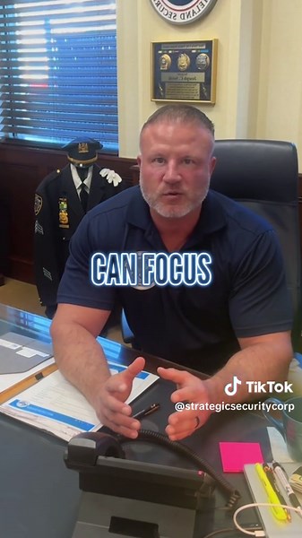 What are security officers doing on campus? 🤔 Follow for more insight into how professional security actually works!