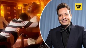 Jimmy Fallon does 'Dirty Dancing' lift in Cannes
