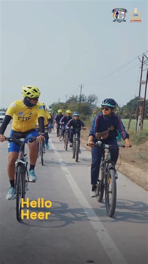 CISF India on Instagram: "A future Army officer in the making, Heer’s resolve impressed Assistant Commandant Praveen Kumar as he pedalled alongside her in Dwarka. Cycling 45 km to school every day, Heer is determined to join the Army—despite societal perceptions that often question women’s place in uniform. In a society where women joining the Forces is still debated, the sight of 65 women cycling in the Vande Mataram CISF Coastal Cyclothon signals a change—ushering in an era of breaking boundar