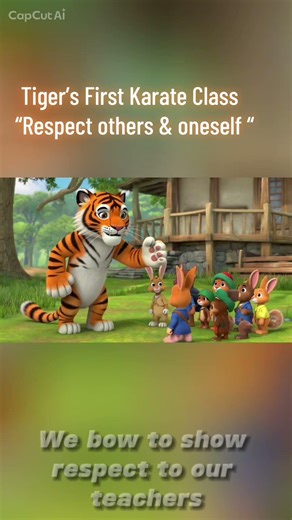 Tigers first Karate Class