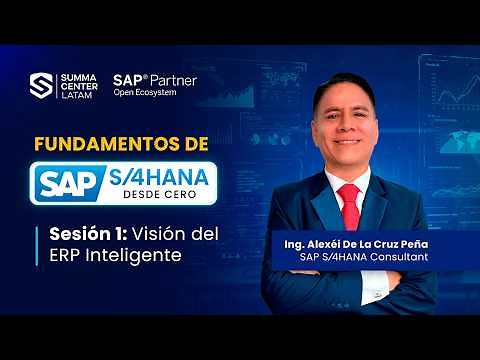 Fundamentos de SAP S/4HANA en vivo 💻 | CLASE GRATUITA 1 🚀