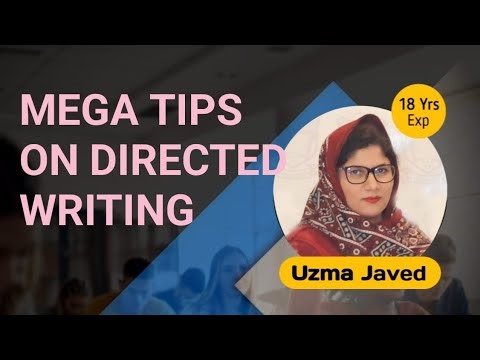 Mega Tips on Directed Writing