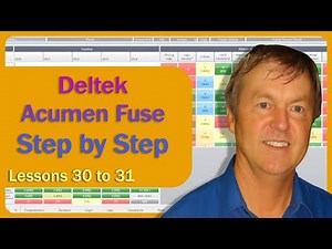 🔸 Deltek Acumen Fuse – Step by Step 🔸 30 to 31 🔸 Complete Schedule Diagnostics & Forensics Course
