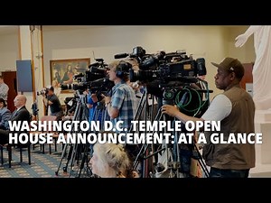 Washington D.C. Temple Open House News Conference: At A Glance