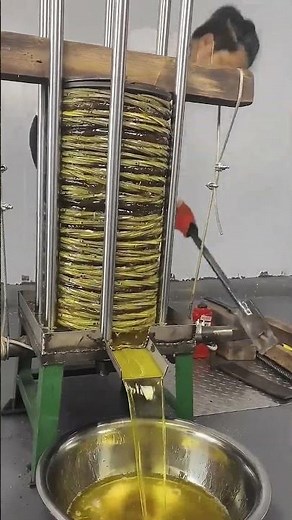 Old Method of Oil Extraction Using Classic Machines